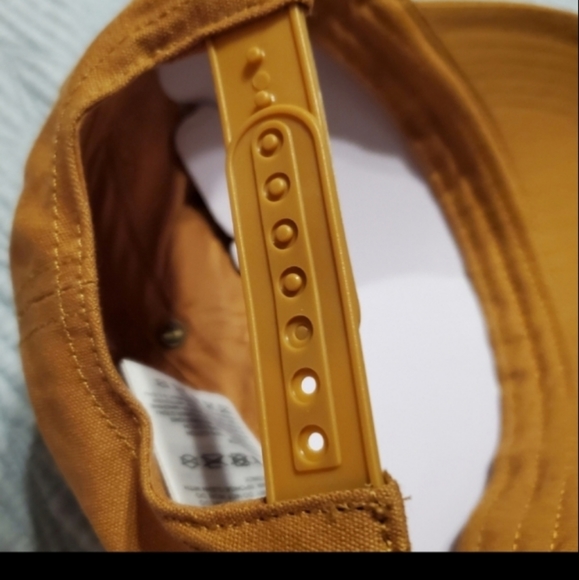 NEW TIMBERLAND Tan Gold brown adjustable BASEBALL HAT CAP NWT - Picture 4 of 6